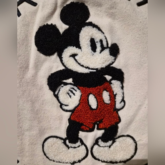 Disney Cream and Black Mickey Mouse Sweater - Picture 3 of 5